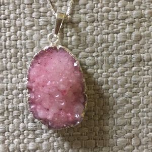 Druzy necklace